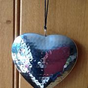 Hanging Silver Heart