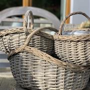 Fruit gathering basket 