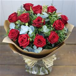 A Love Red Rose Bouquet 