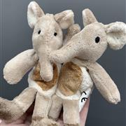 Elephant finger puppets