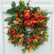 Fruits and berries door wreath