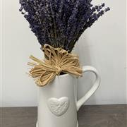 Large Heart Lavender Jug