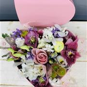 Pink Heart Hat Box