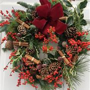 Red Berry Door Wreath