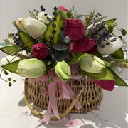 Silk flower Chic Handbag
