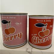 2 Cherry Tins