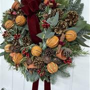 Luxury Velvet Door Wreath