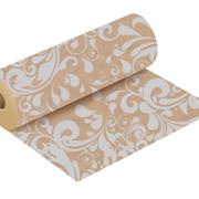 White swoosh craft paper